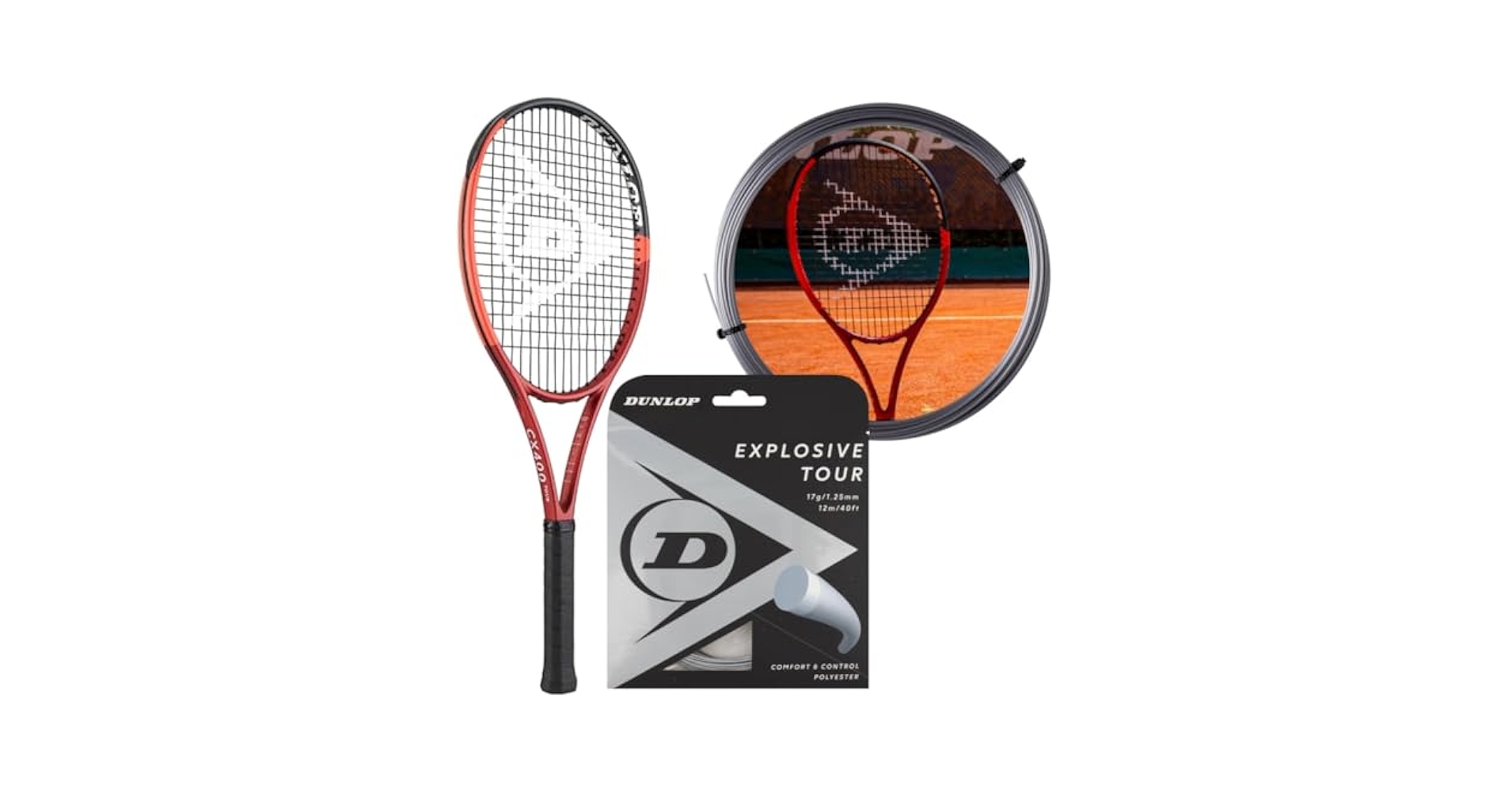 DUNLOP CX400 tour グリップ2 Amazon.com : Dunlop CX 400 Tour Tennis Racquet (3rd Gen) (4